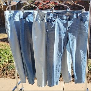 Final Sale $4 Jeans!  Women's Old Navy Jeans - 4-pair Bundle Pack